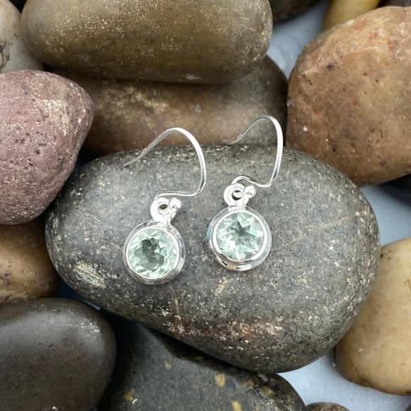 Green Amethyst Earring 80 - Silver Street Jewellers