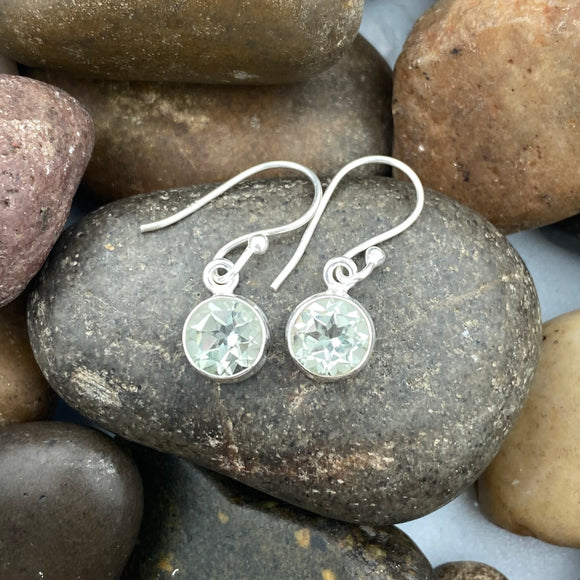 Green Amethyst Earring 82 - Silver Street Jewellers
