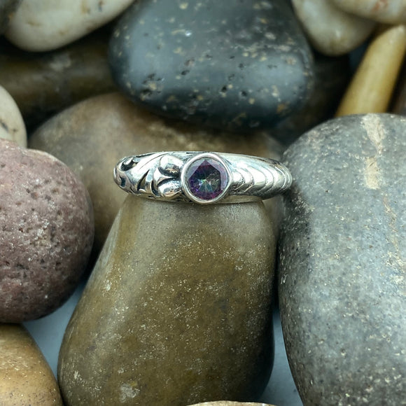 Mystic Topaz Ring 34 - Silver Street Jewellers