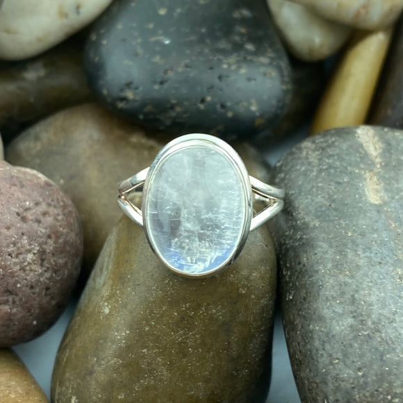 Moonstone Ring 403 - Silver Street Jewellers