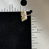 Citrine earrings set in 925 Sterling Silver