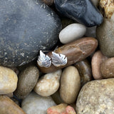 Leaf design earrings set in 925 Sterling Silver