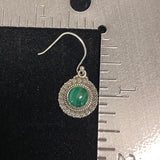 Malachite Earring 71 - Silver Street Jewellers