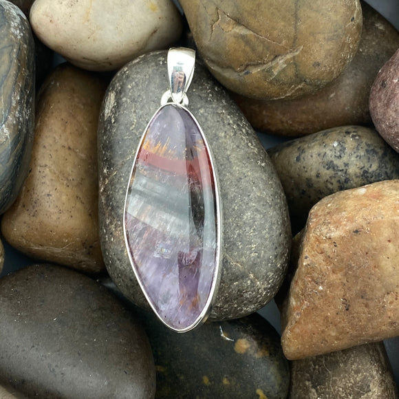 Cacoxenite Pendant 83 - Silver Street Jewellers