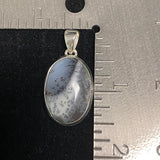 Dendritic Agate Pendant 136 - Silver Street Jewellers