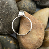Ammolite Ring 44 - Silver Street Jewellers