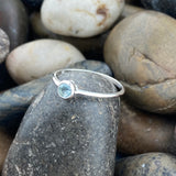 Blue Topaz Ring 575 - Silver Street Jewellers