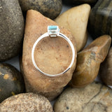 Blue Topaz Ring 576 - Silver Street Jewellers
