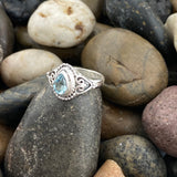 Blue Topaz Ring 578 - Silver Street Jewellers