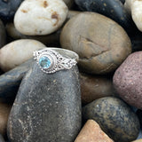 Blue Topaz Ring 584 - Silver Street Jewellers