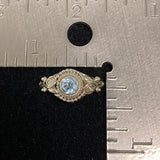 Blue Topaz Ring 587 - Silver Street Jewellers