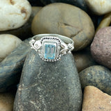 Blue Topaz Ring 597 - Silver Street Jewellers