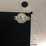 Blue Topaz Ring 597 - Silver Street Jewellers