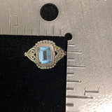 Blue Topaz Ring 599 - Silver Street Jewellers