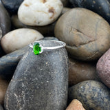 Chrome Diopside Ring 188 - Silver Street Jewellers