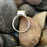 Psilomelane Dendrite Ring 96 - Silver Street Jewellers