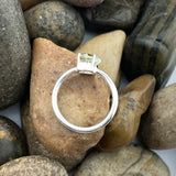 Green Amethsyt Ring 220 - Silver Street Jewellers