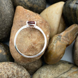 Garnet Ring 420 - Silver Street Jewellers