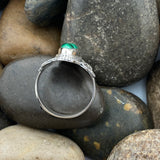 Malachite Ring 90 - Silver Street Jewellers
