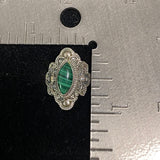 Malachite Ring 90 - Silver Street Jewellers