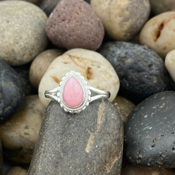 Pink Opalite Ring 46 - Silver Street Jewellers