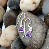 Amethyst Earring 472 - Silver Street Jewellers
