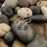 Black Onyx Earring 73 - Silver Street Jewellers