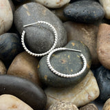 Plain Silver Earring 86 - Silver Street Jewellers