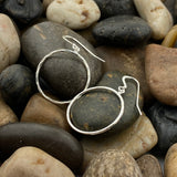 Plain Silver Earring 88 - Silver Street Jewellers