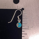 Blue Copper Turquoise Earring 87 - Silver Street Jewellers