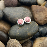 Rhodochrosite Earring 64 - Silver Street Jewellers