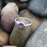 Amethyst Ring 1087 - Silver Street Jewellers