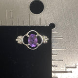 Amethyst Ring 1105 - Silver Street Jewellers