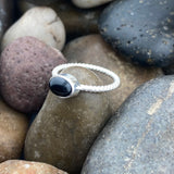 Black Onyx Ring 106 - Silver Street Jewellers