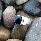Black Onyx Ring 110 - Silver Street Jewellers