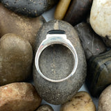 Black Onyx Ring 110 - Silver Street Jewellers
