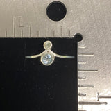 Blue Topaz Ring 546 - Silver Street Jewellers