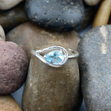 Blue Topaz Ring 547 - Silver Street Jewellers