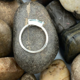 Blue Topaz Ring 553 - Silver Street Jewellers