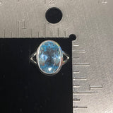 Blue Topaz Ring 563 - Silver Street Jewellers