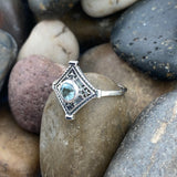 Blue Topaz Ring 574 - Silver Street Jewellers