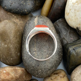 Carnelian Ring 130 - Silver Street Jewellers