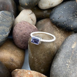 Iolite Ring 136 - Silver Street Jewellers