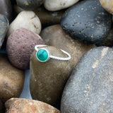 Green Onyx Ring 87 - Silver Street Jewellers