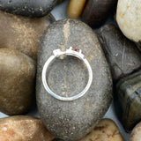 Garnet Ring 392 - Silver Street Jewellers