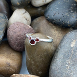 Garnet Ring 399 - Silver Street Jewellers