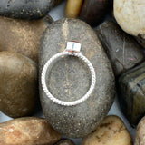 Garnet Ring 402 - Silver Street Jewellers