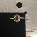 Garnet Ring 416 - Silver Street Jewellers