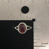 Garnet Ring 418 - Silver Street Jewellers