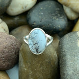 Dendritic Agate Ring 94 - Silver Street Jewellers